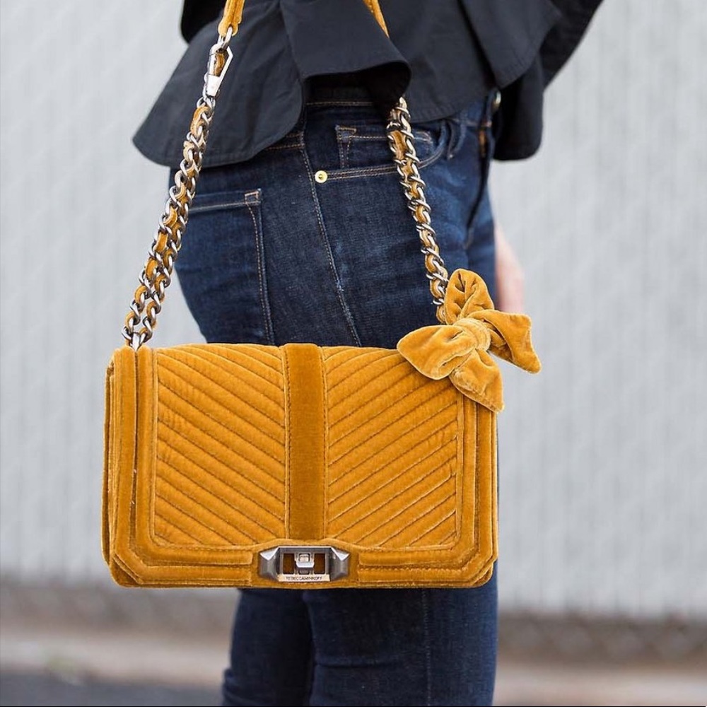 Rebecca Minkoff Chevron Quilted Love Crossbody